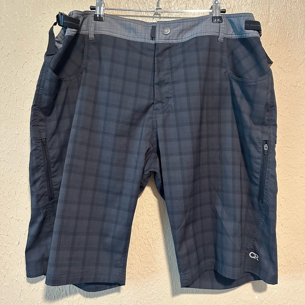 Club CR Ride‎ Plaid Shorts Men’s SIZE XXL Sporty Stylish Biking Outdoors